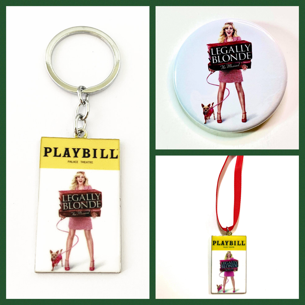 Legally Blonde Broadway Keychain, Ornament or Button