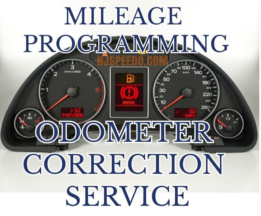 INSTRUMENT CLUSTER MILEAGE CORRECTION, ODOMETER PROGRAMMING, FOR AUDI VEHICLES
