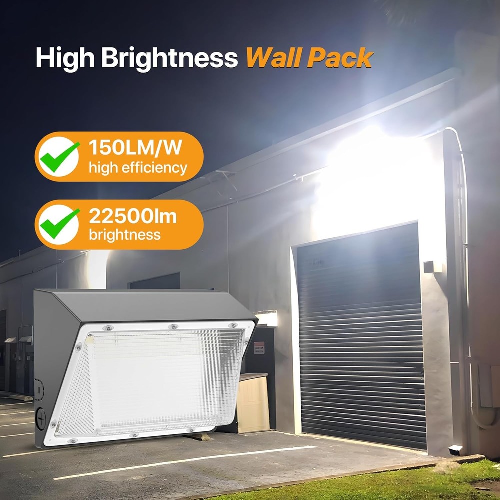 150W LED Wall Pack 2 Pack Dusk to Dawn
