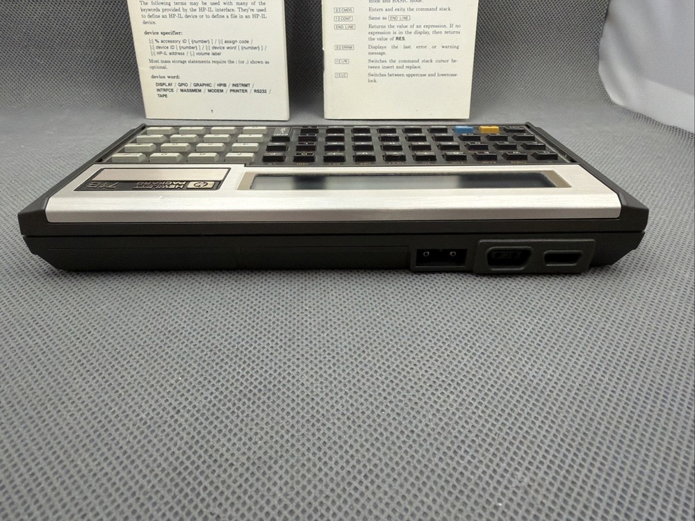 HP 71B Hewlett Packard Calculator HP-71B, Good Condition