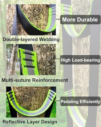 4-Step Climbing Aider - Double-Thickened, Adjustable Hook & Loop, Lightweight Ro