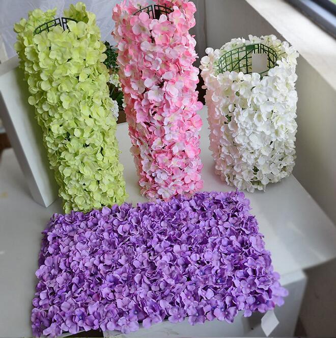 5x Plastic Flower Wall Panel 40 x 60cm