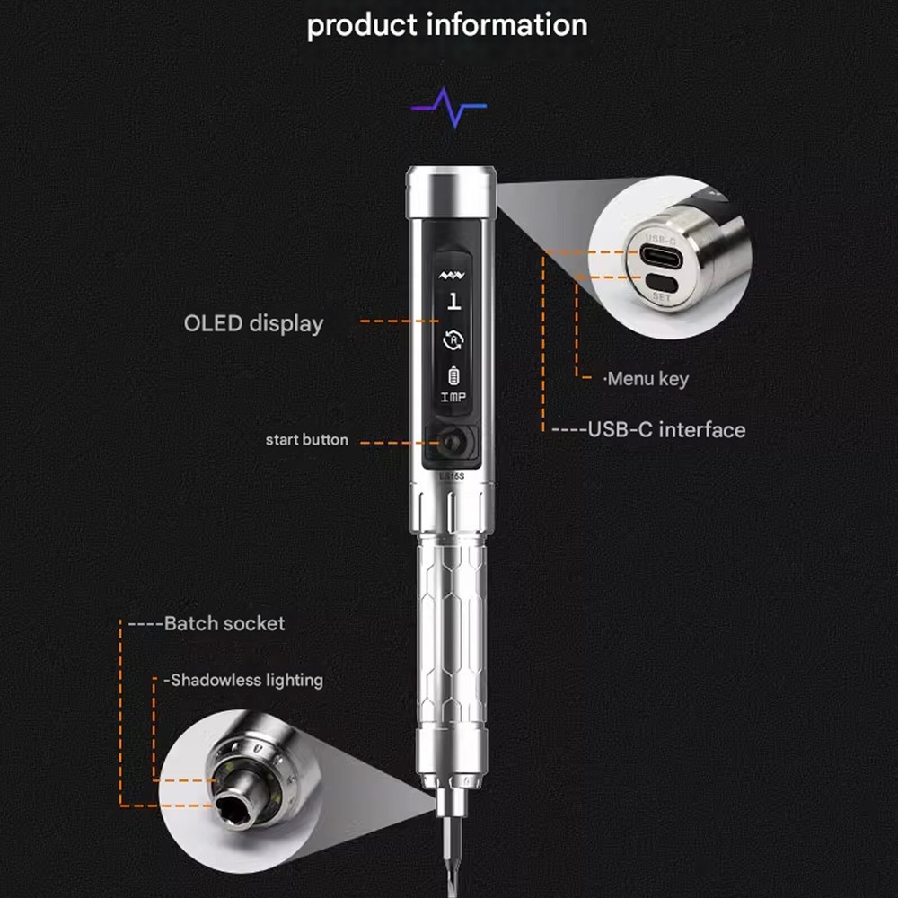 MINIWARE ES15S Electric Screwdriver Motion Control Intelligent Screws DriverzI