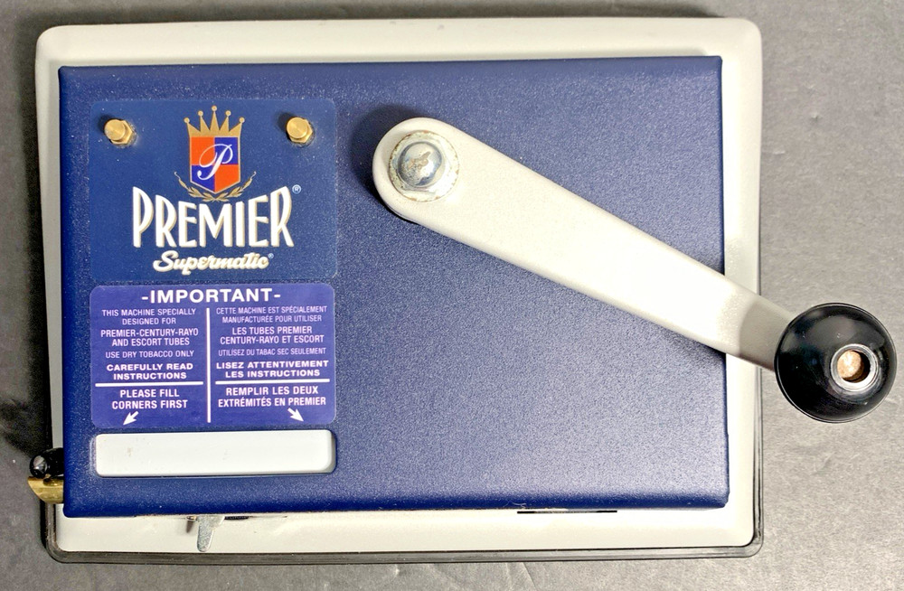 Premier Supermatic Cigarette Injector Machine Makes 100mm Regular & King. Used