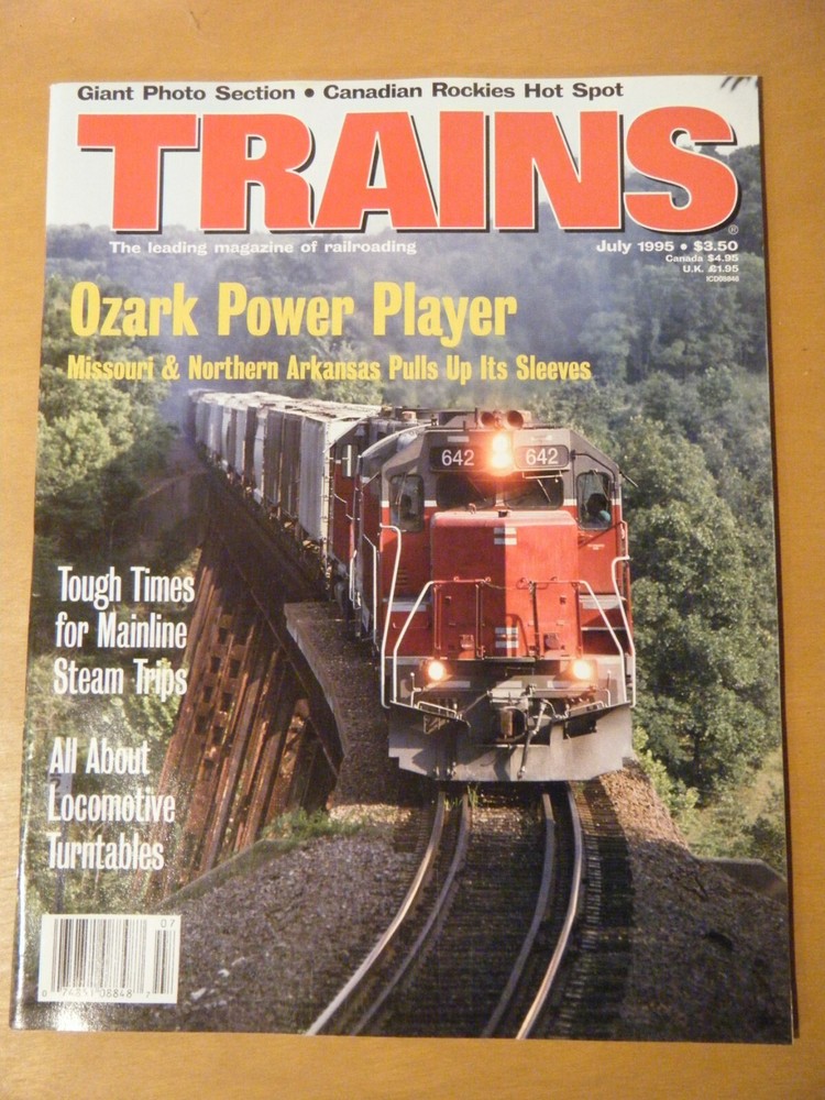 TRAINS - Magazine   July 1995 Back Issue