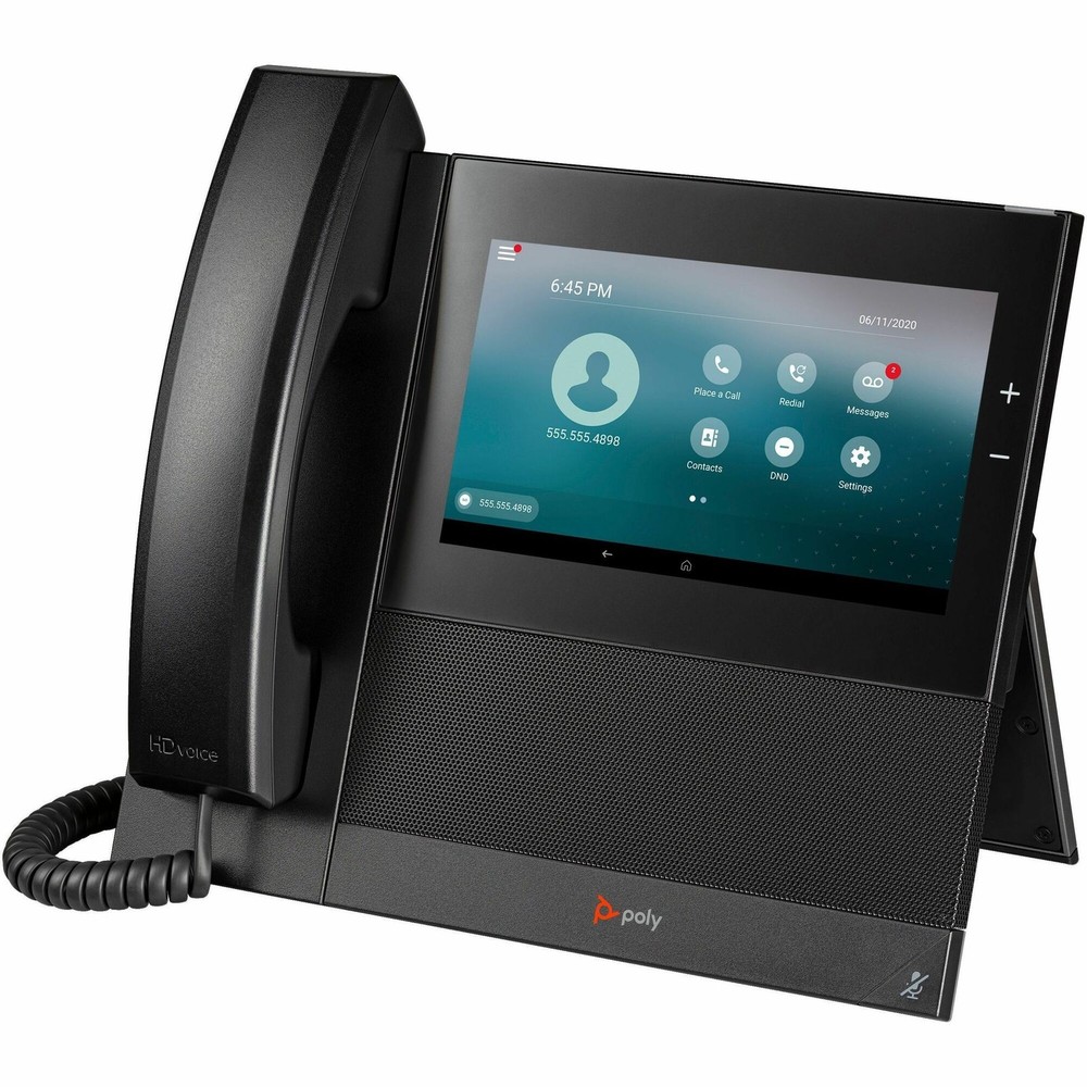 Polycom Audio 84C17AA#ABA CCX 600 IP Phone Wi-Fi Bluetooth Black