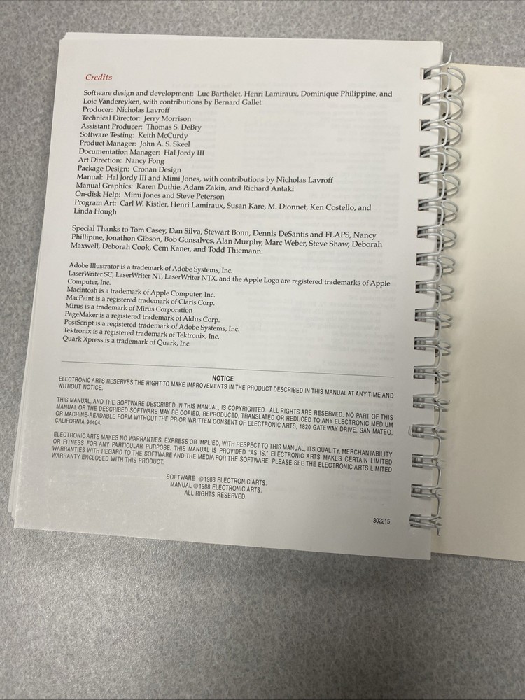 Electronic Arts Studio 8 Professional Paint Program (Macintosh) COMPLETE