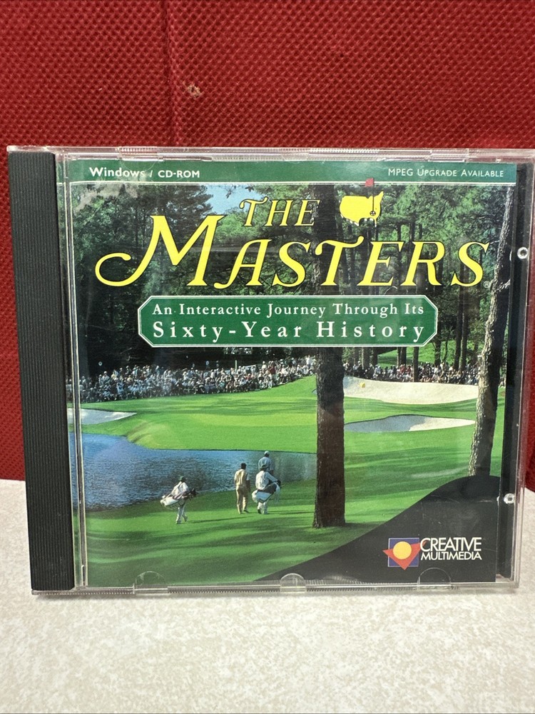 The Masters (Golf History) (PC-CD, 1995) for Windows Interactive Journey 60 yrs