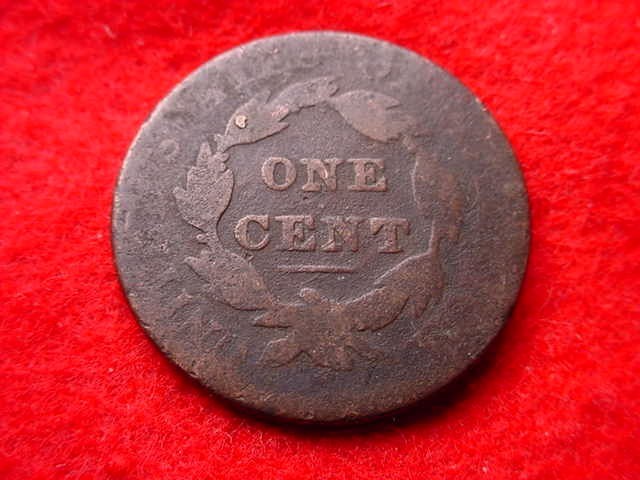 1826 CORONET HEAD LARGE CENT COPPER COIN! #Z-81