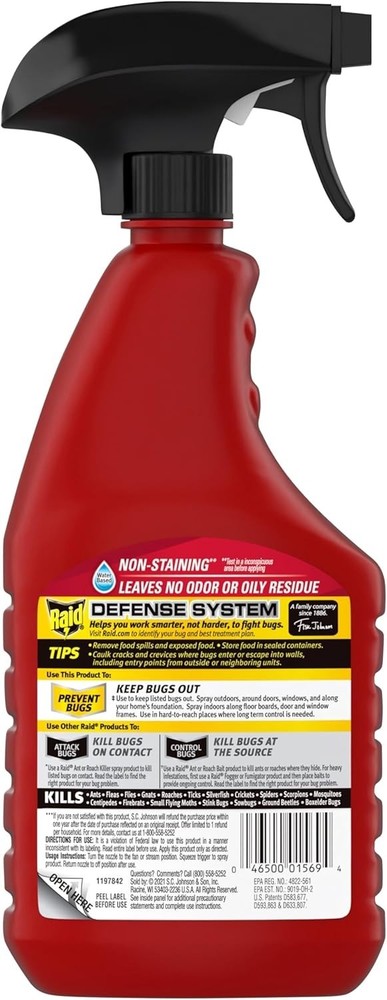 RAID MAX Ant & Roach Killer Spray 22oz