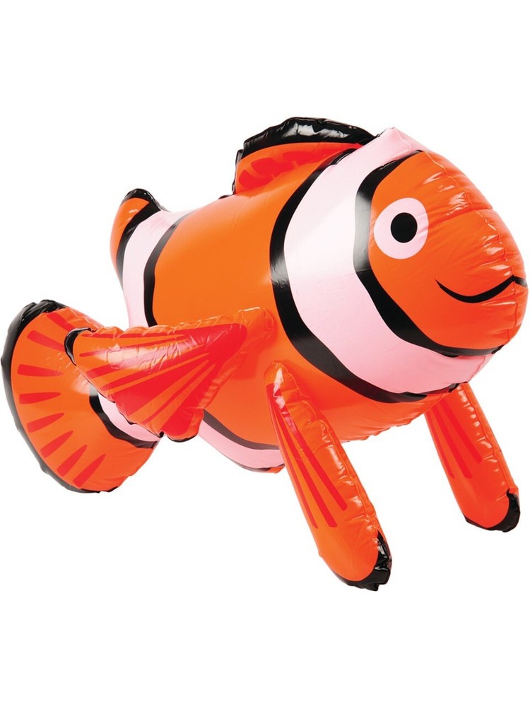 New 25” Inflatable Clown Fish  Pool Toy