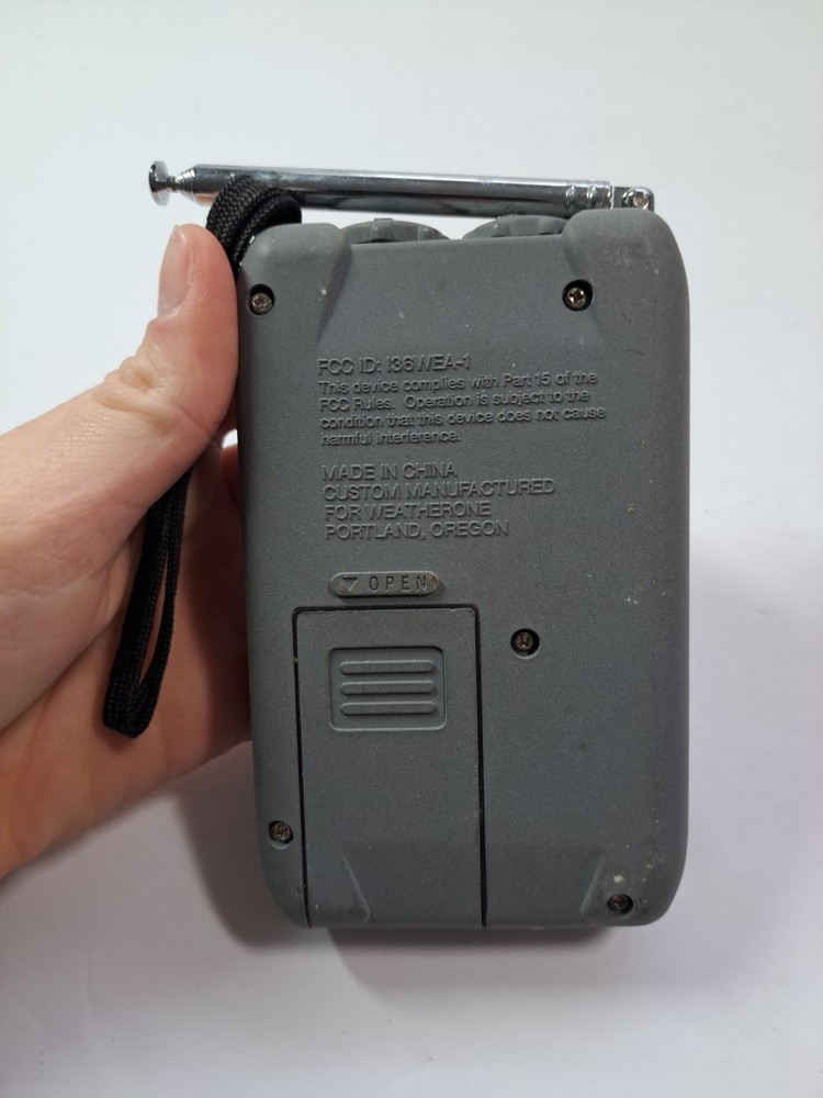 Weather One Weather Broadcast Receiver As Is