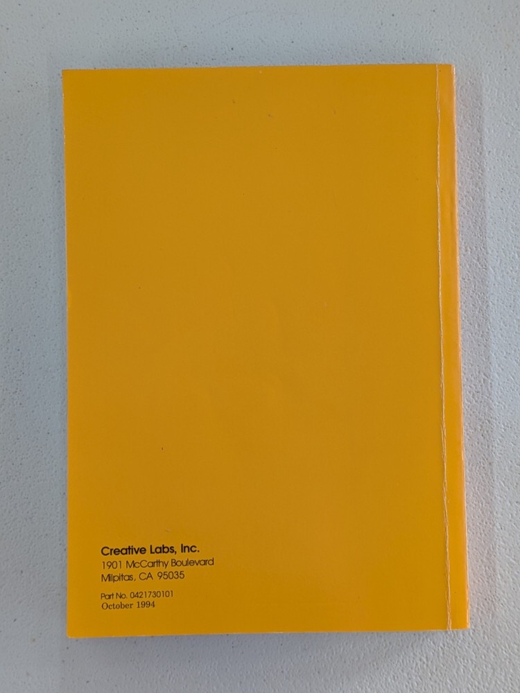 Sound Blaster 16 User's Guide