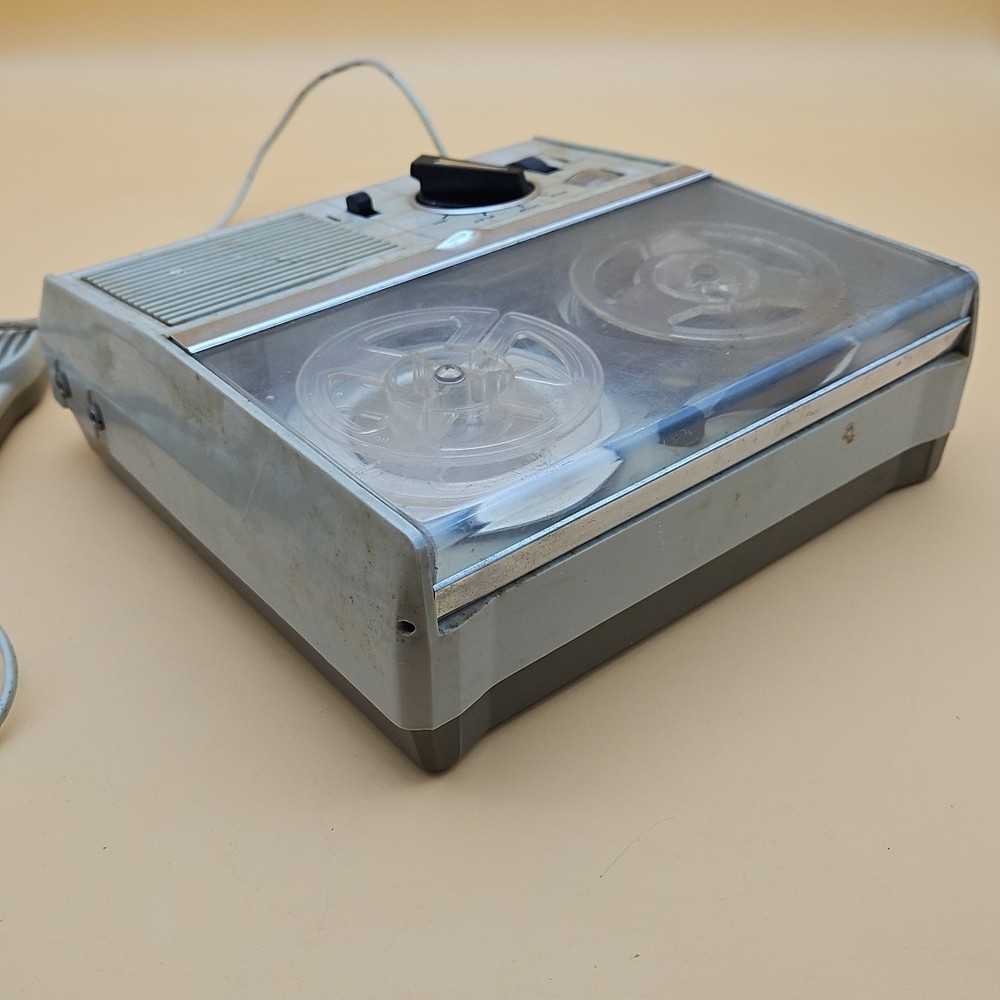 Transicorder TR-300 Solid State 3" Reel-To-Reel Tape Recorder UNTESTED AS IS