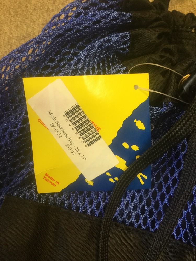 Mesh Backpack Bag 28X13