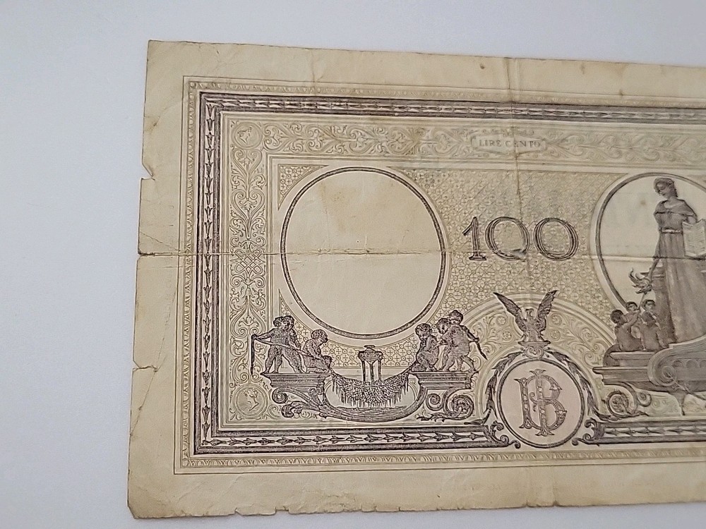 Banca D'Italia Cento Lire