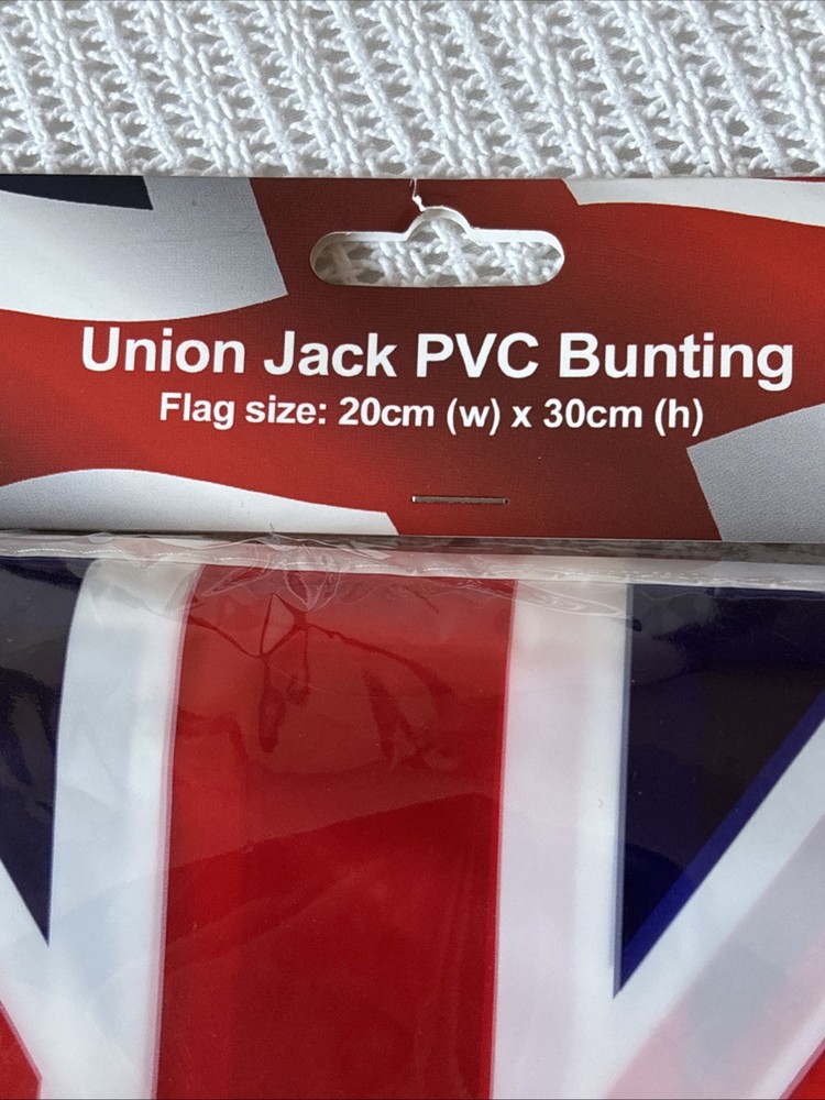 10m Union Jack PVC Bunting