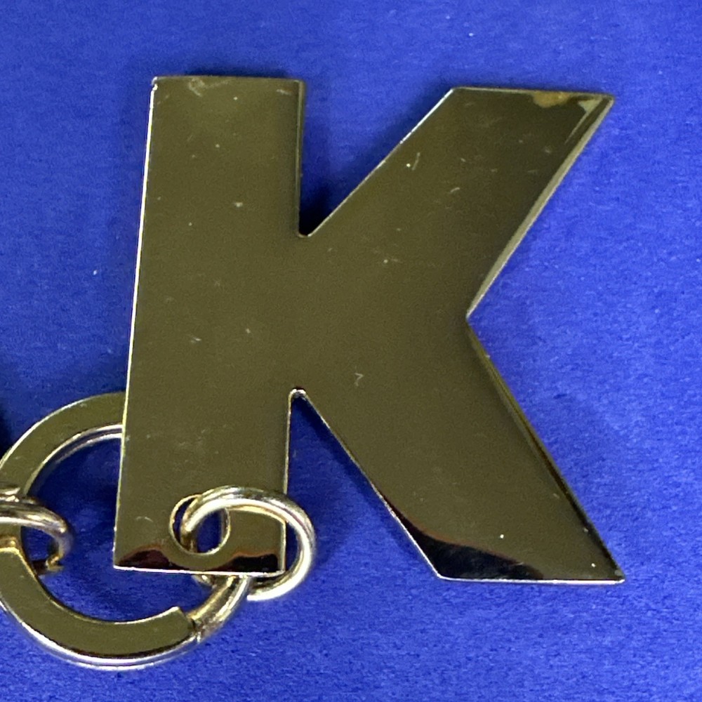 LETTER K - VINTAGE KEYCHAIN
