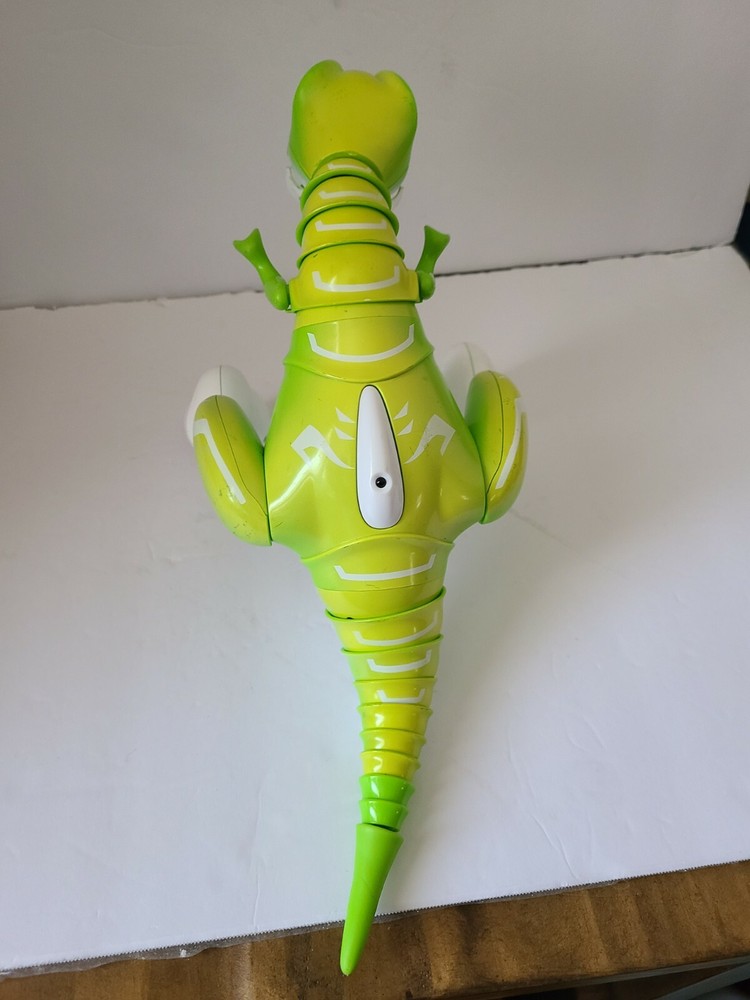 Zoomer Interactive T-REX Remote Controlled Robotic Dinosaur T-Rex Green/White.