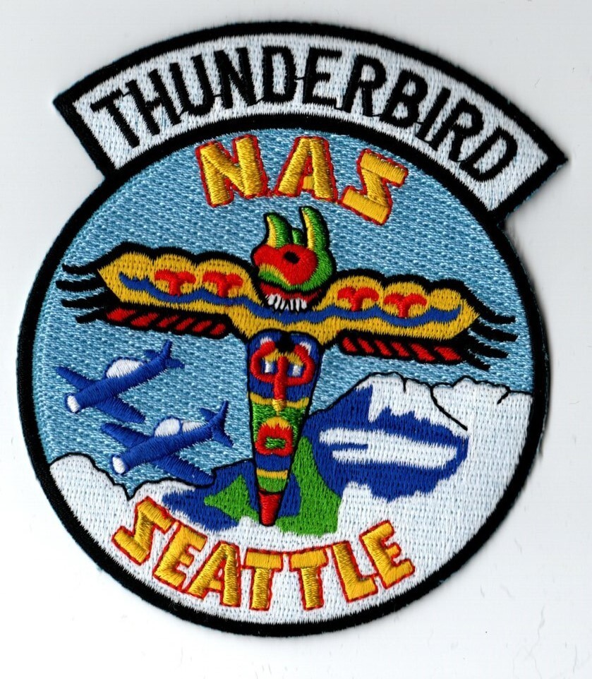 Naval Air Station Seattle "Thunderbird" patch.