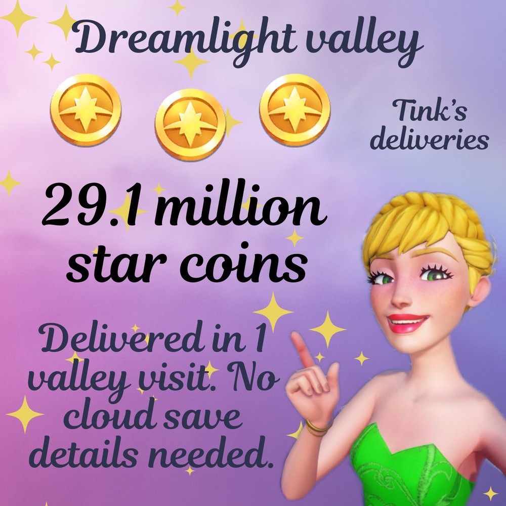 Dreamlight Valley Resources 💕 29.1  Million Star Coins