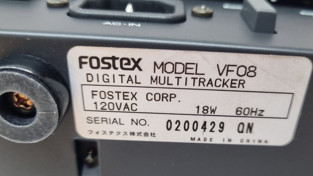 FOSTEX VF08 Digital Multi-Tracker Recorder MTR Black