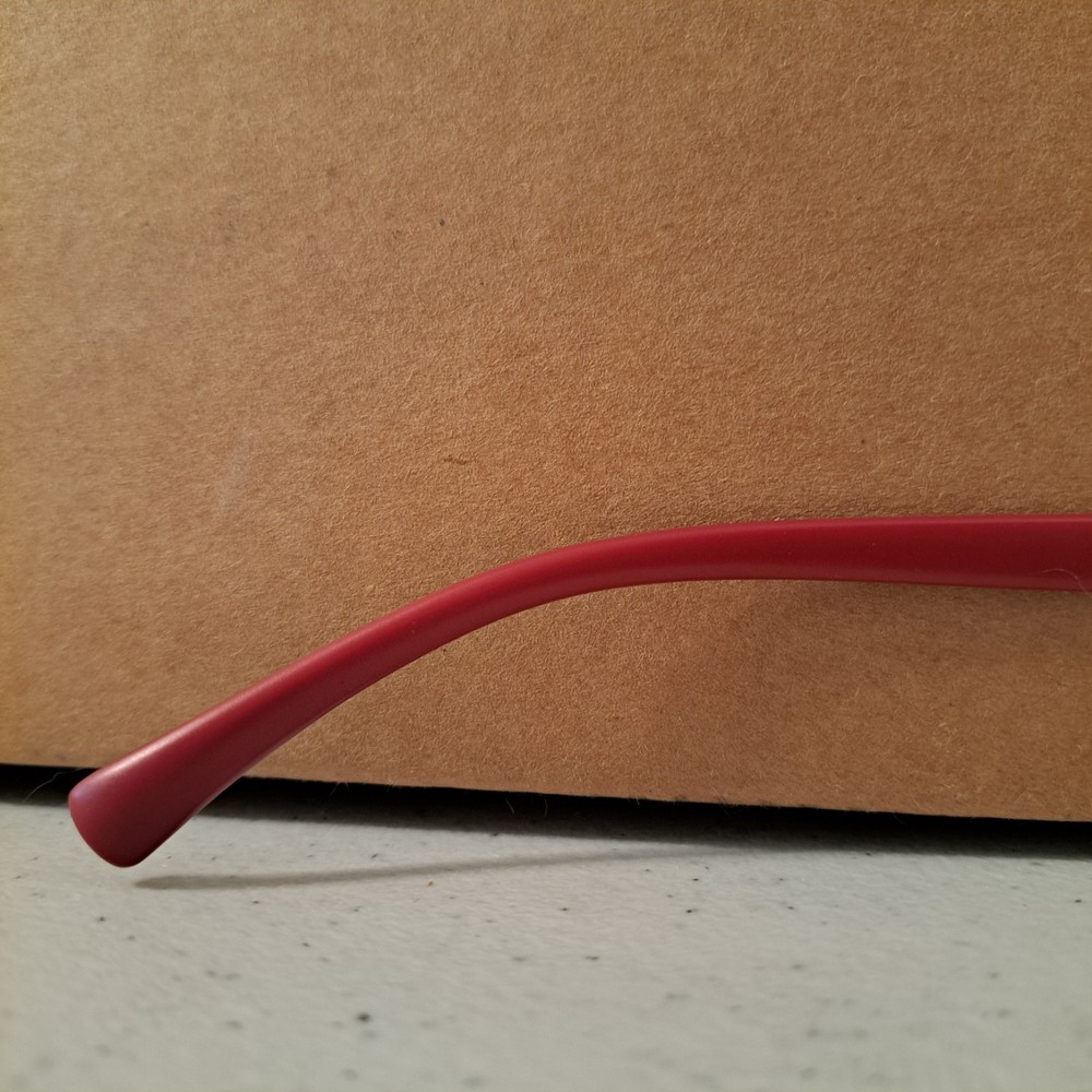 Spektrum Eyeglasses Blue Light Black Maroon Square Frames U-74