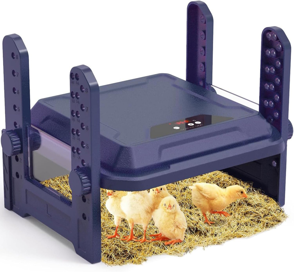 Chick Brooder Heating Plate with Adjustable Temperature, 10"X10" Chicken Brooder