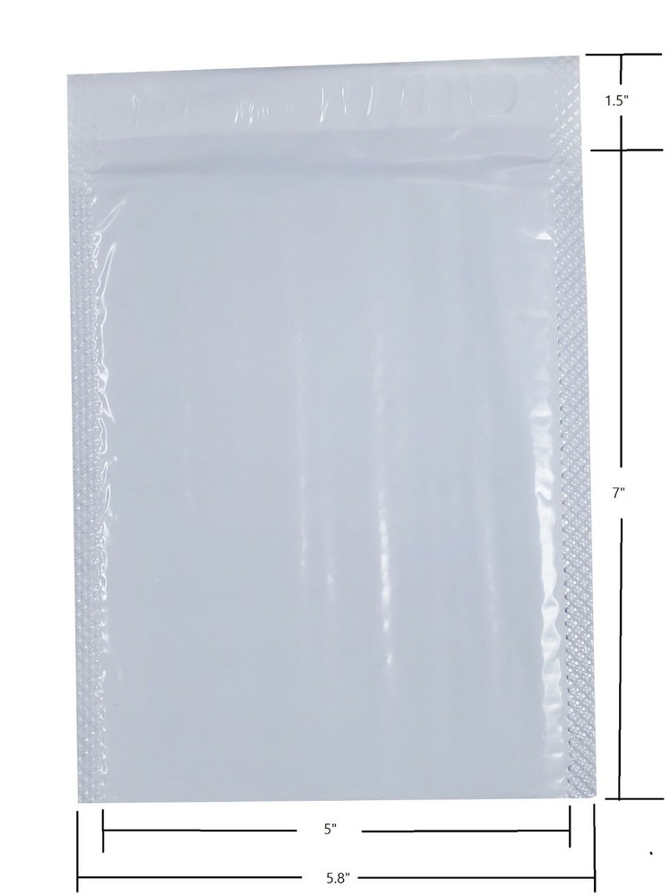 50 pcs 5"x7" Poly Bubble Mailer Padded Envelope shipping Self-sealing Bag