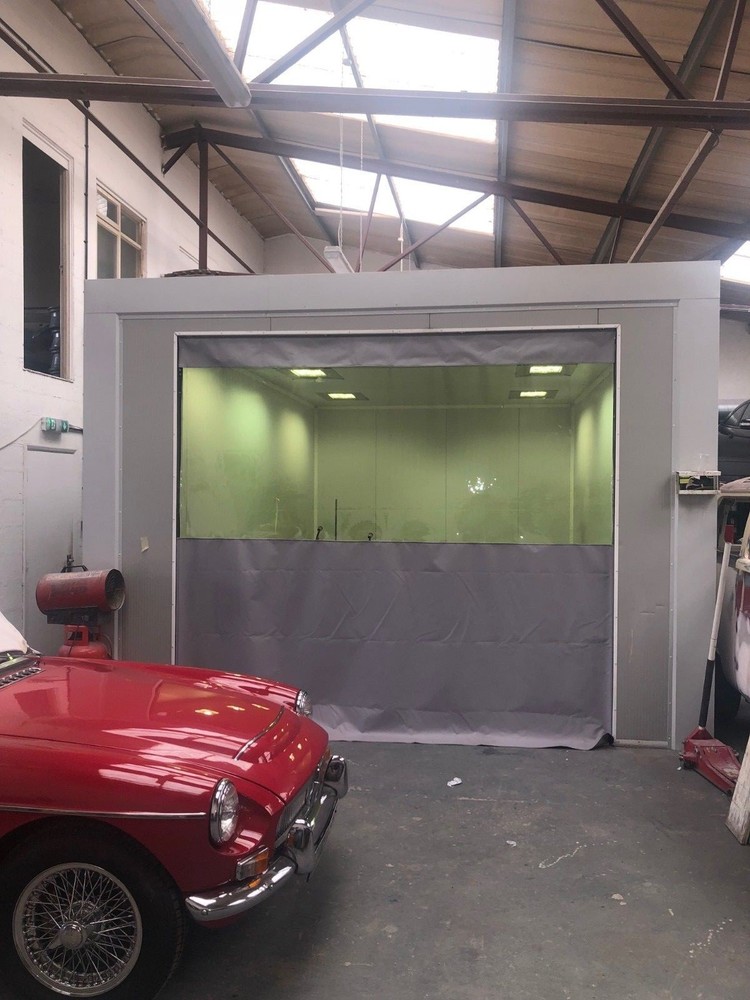 HEAT RETAINING SNOW RAIN DRAFT WIND PROOF GARAGE ROLLER SHUTTER CURTAIN 10FT X 9