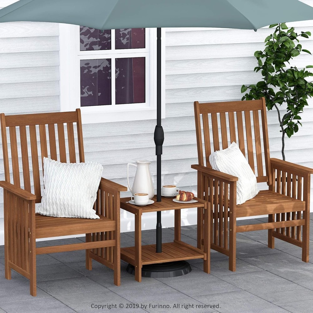 Tioman Hardwood Mississippi Side Table Natural