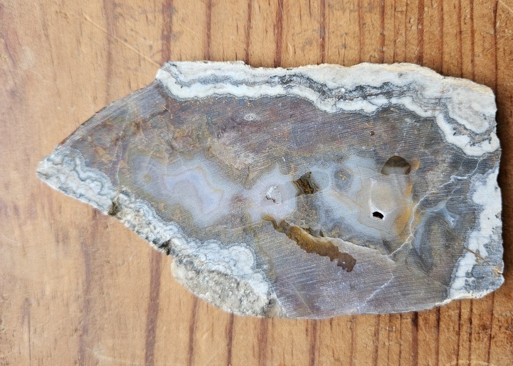 Agate Slab Locality Unknown 118 Grams