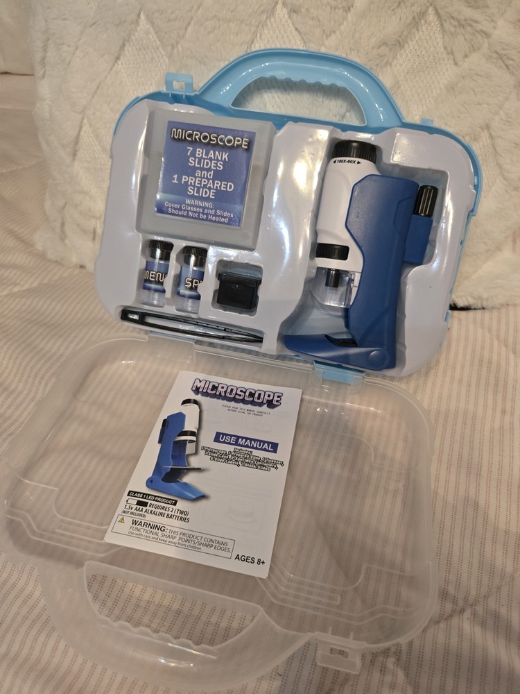 Childs Portable Microscope Kit New