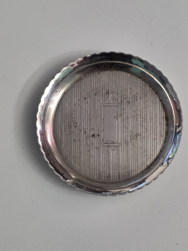 Silver Plated Trinket Tray 3in