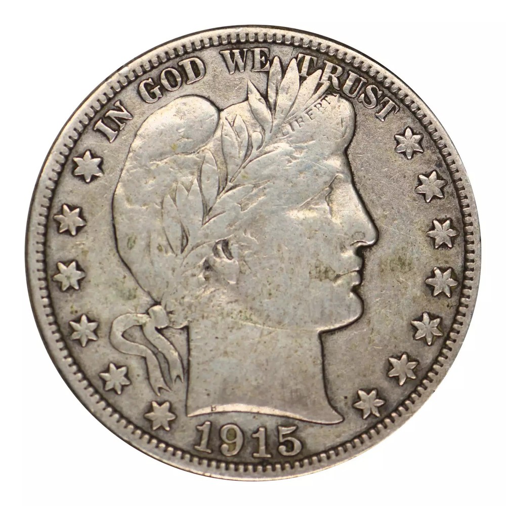 1915-S Barber Half Dollar Very Fine Condition