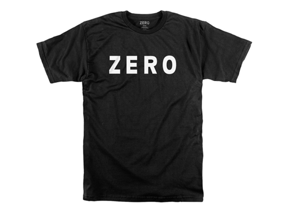 ZERO Skateboards Army Logo Black T-Shirt