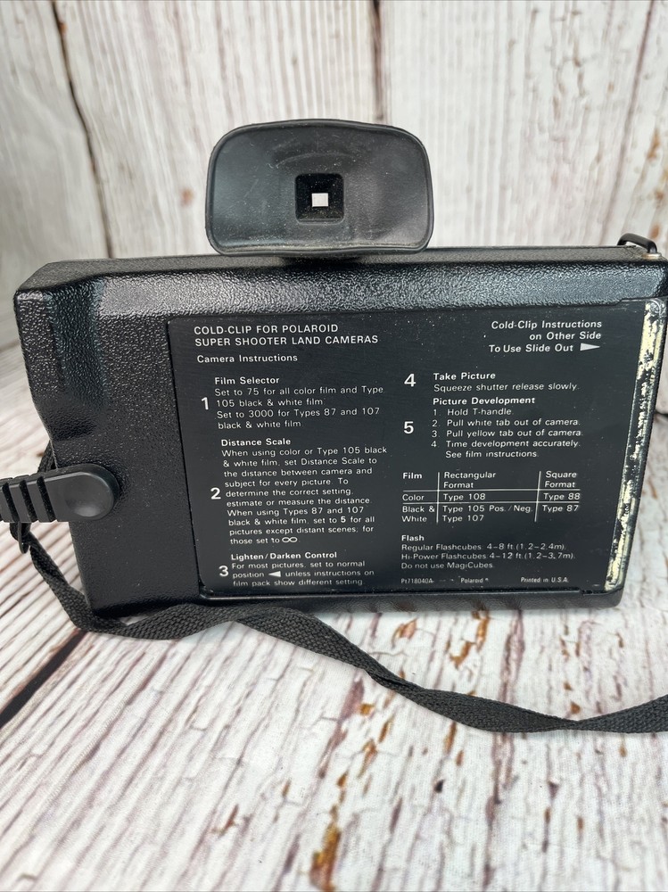 Vintage Polaroid Super Shooter Land Camera SE untested