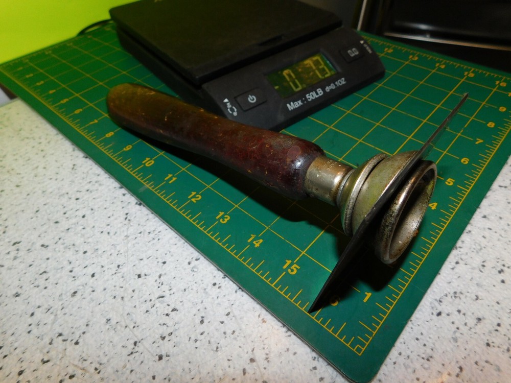 Vintage 9.5" Wood Handle Adjustable Blade Dunlap Cabinet Scraper