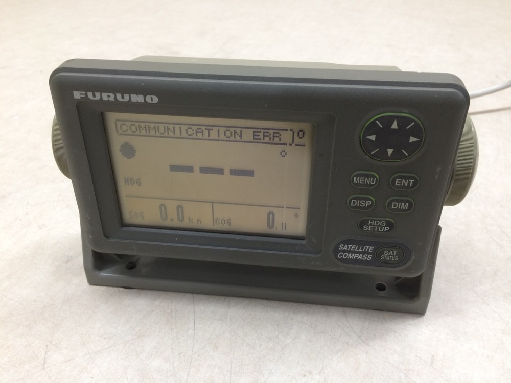 Furuno Satellite Compass Display Head V2.01 GPS SC-502 Screen Button Mount