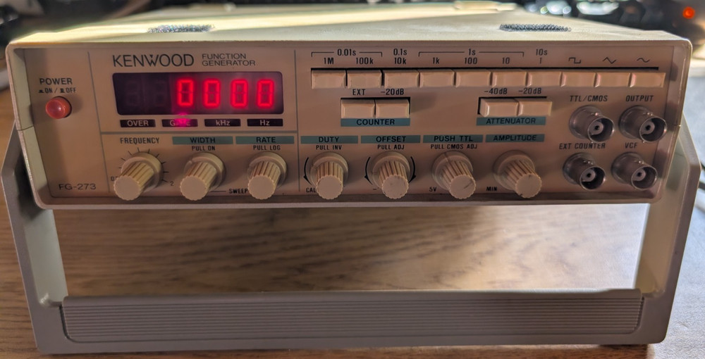 Kenwood FG-273 Function Generator TESTED WORKING