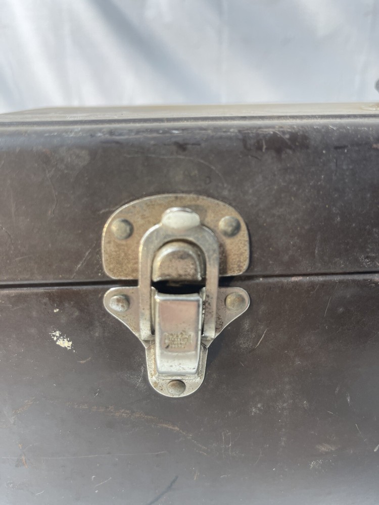 Vintage SK Tool Box Leather Handle 19”