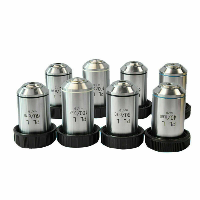 Long Working Distance Infinity Plan Achromatic Microsocpe Objective Lens PLL