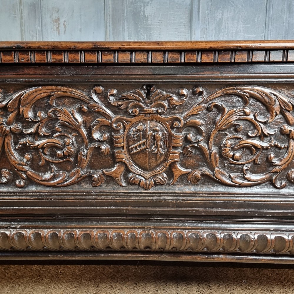 A late 16th - early 17th century Coffer.