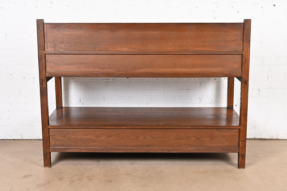 Gustav Stickley Style Mission Oak Arts & Crafts Sideboard or Buffet Server