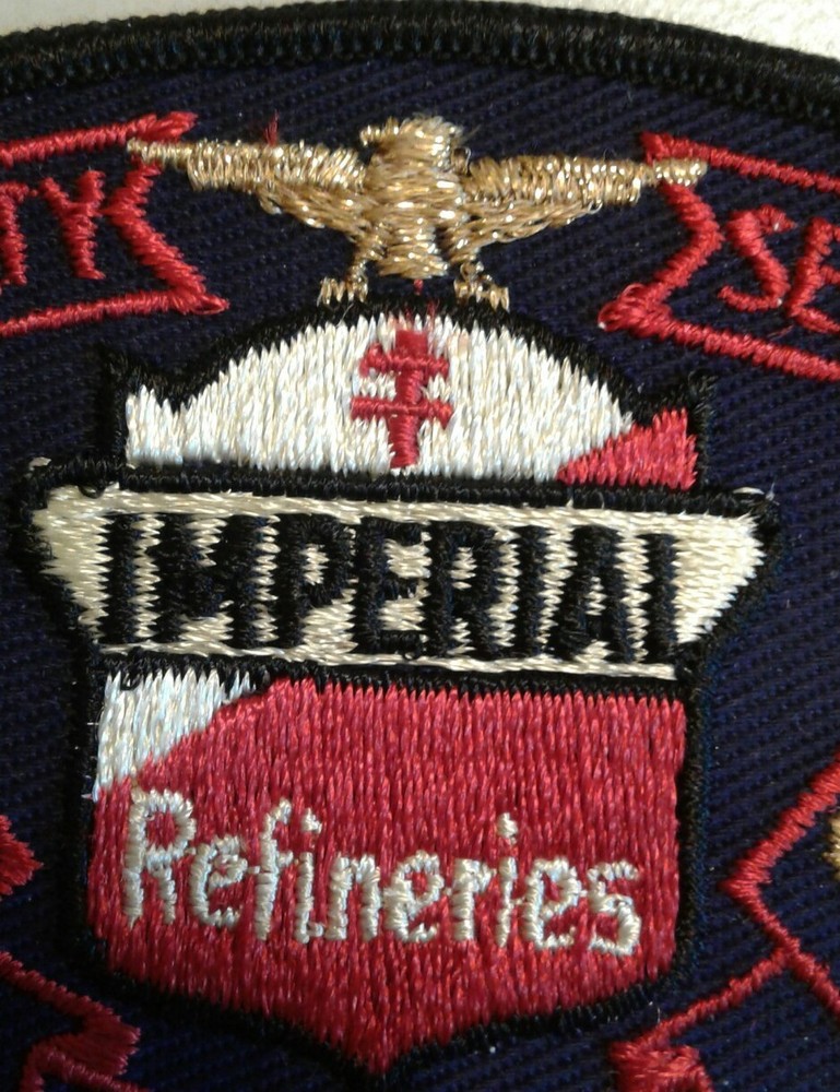 IMPERIAL REFINERIES Vintage Golden Eagle 20YR Award Patch