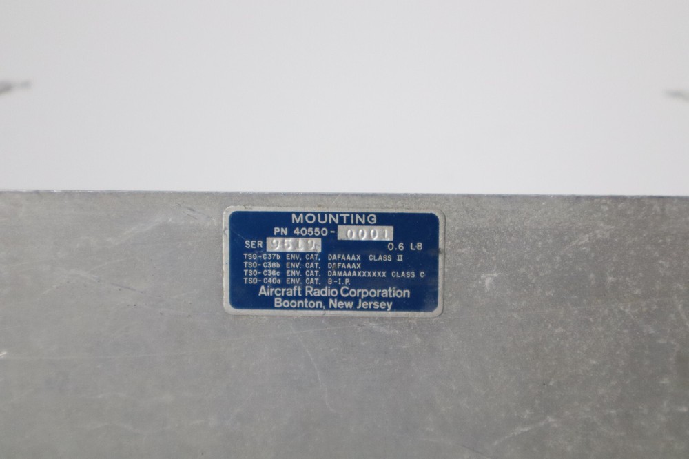 ARC 40550-0001 Mounting Tray