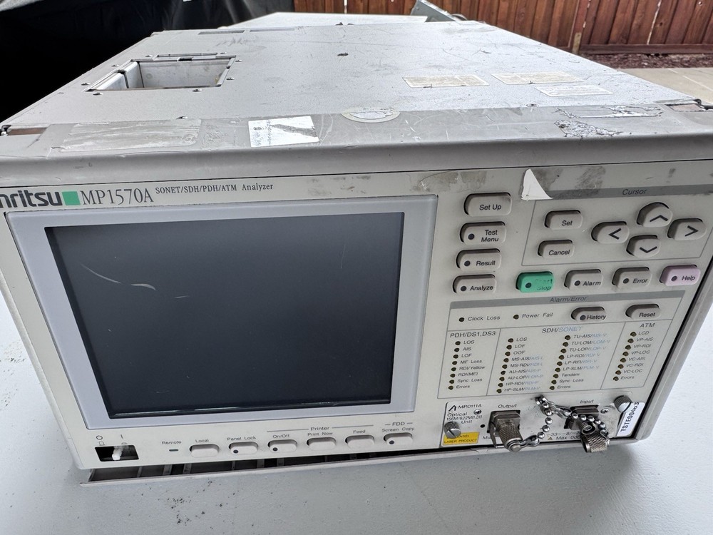 Anritsu MP1570A SONET/SDH/PDH/ATM Analyzer DOES NOT POWER ON