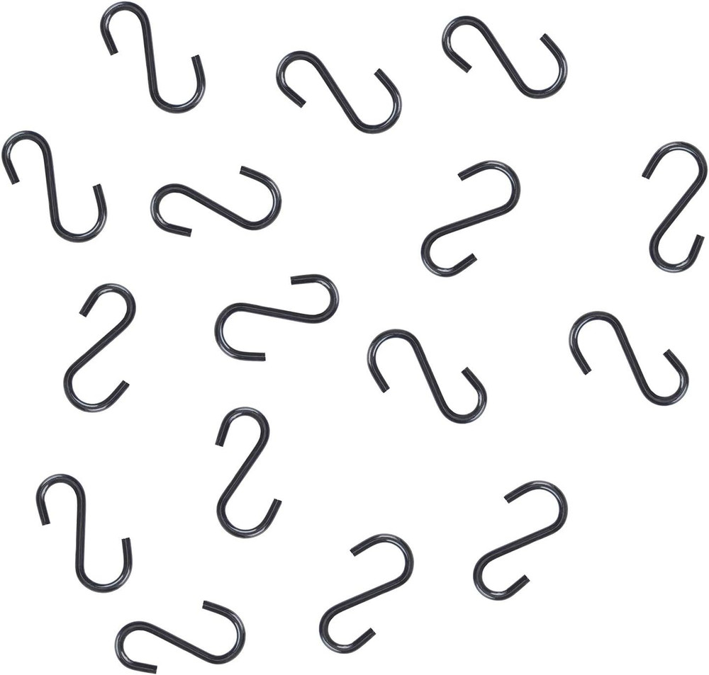 100Pc 1/2in Mini Stainless Steel S Hooks