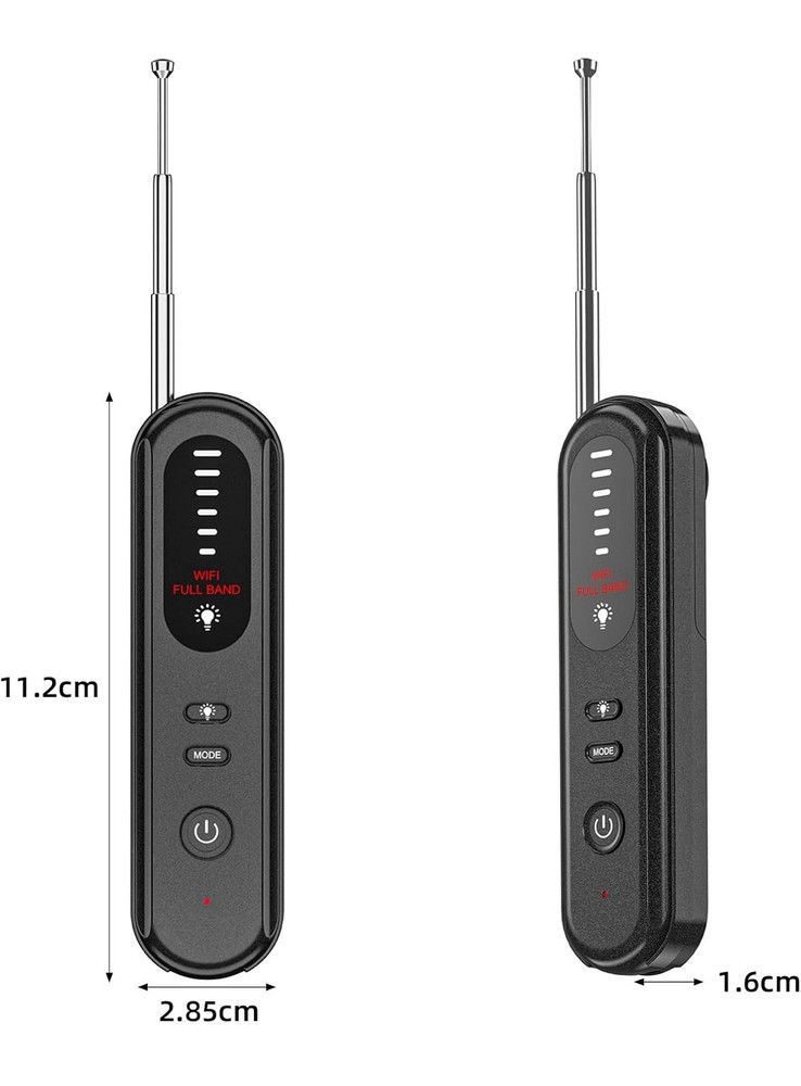 T01 Hidden Camera Detector - GPS, Rf, Microphone Detector - Smart Anti-bugging
