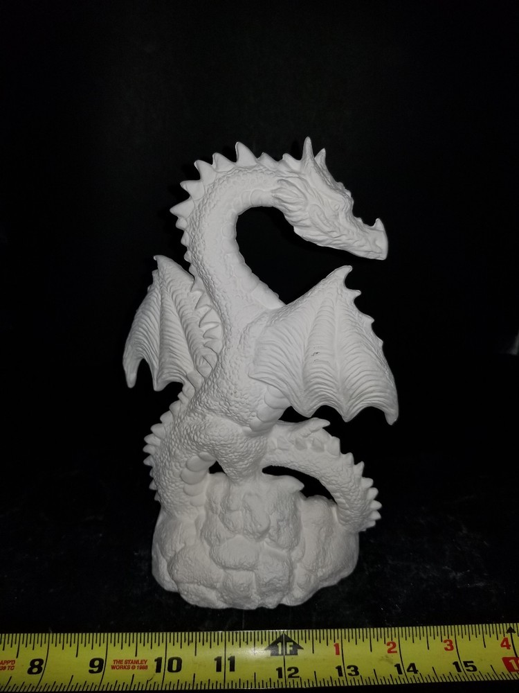 Serpent Dragon Standing Ready to Paint Unpainted Ceramic Bisque